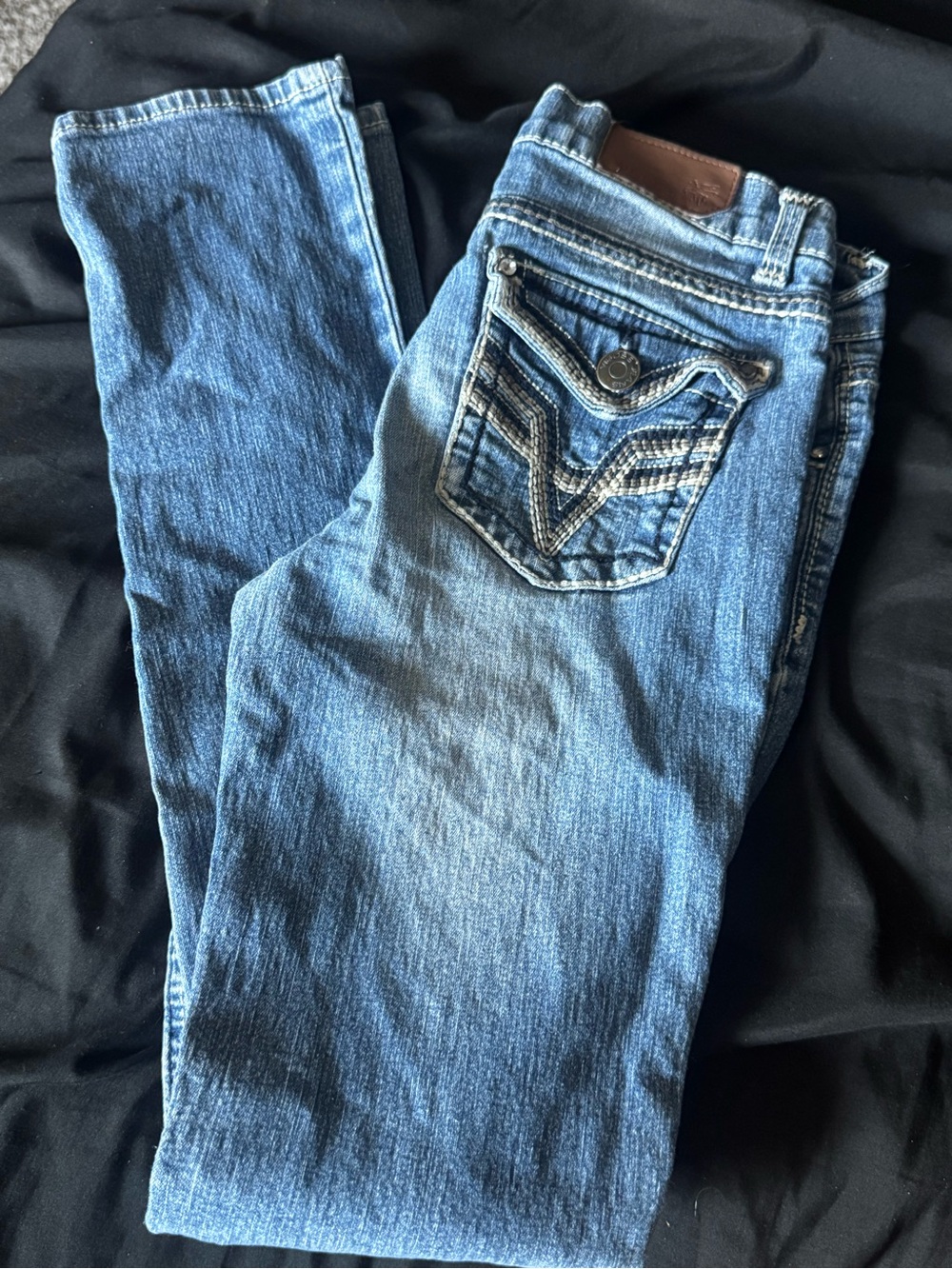 Girls size 14 Vigoss Jeans with Embroidered Back Pocket